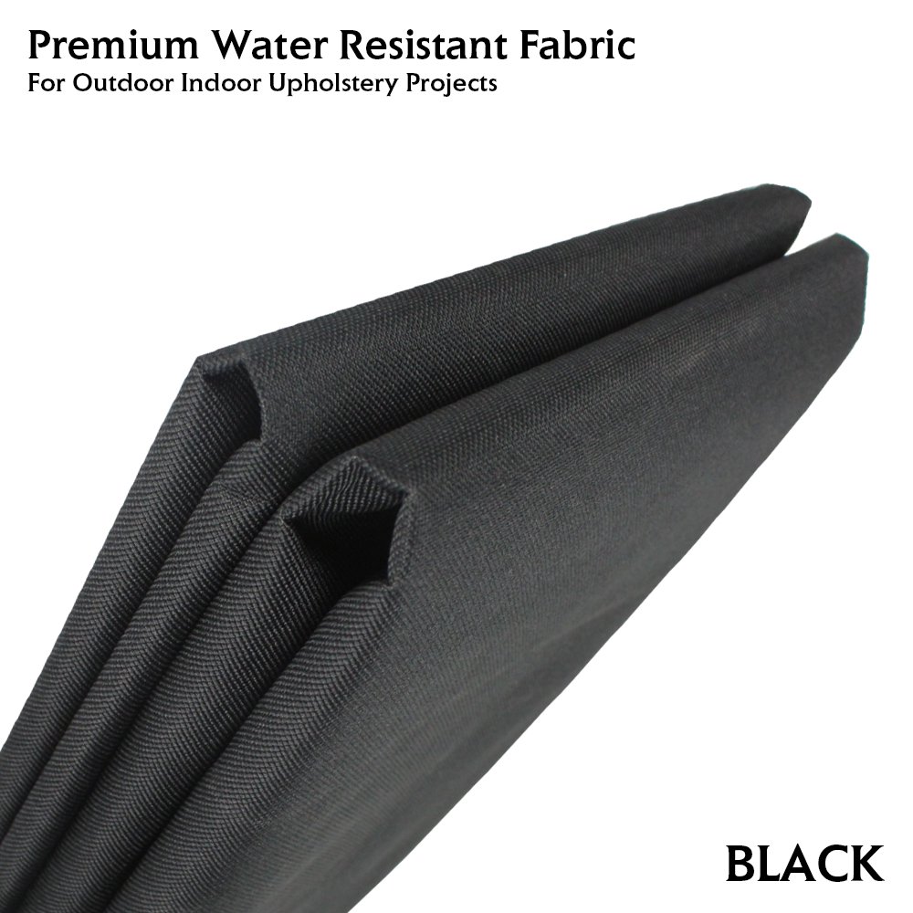 Canvas Waterproof Fabric Black Awning Reinforced UV Resistant Multi