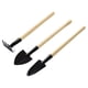 thumbnail image 1 of Juego de herramientas de jardinería con mango ergonómico, ligero y cómodo, trasplantador de paleta de jardín, pala de mano pequeña para jardinería, 3 piezas, 1,23cp, 1 of 6