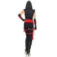 thumbnail image 4 of Leg Avenue Women’s Deadly Ninja Halloween Costume for Adults, Small, 4 of 5