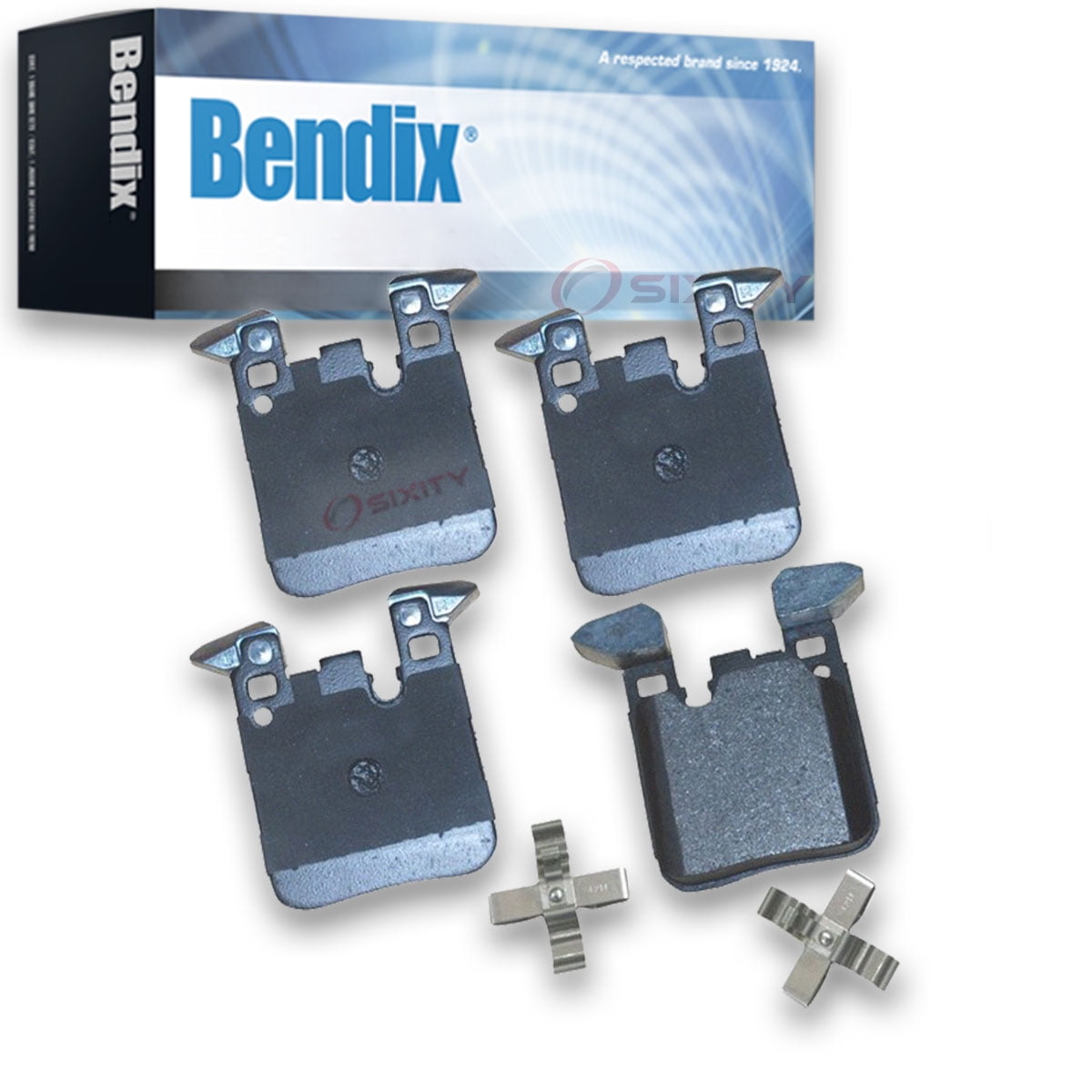 Bendix Brakes Disc Brake Pad Set Fits select: 2015 BMW 328, 2016 BMW 328 I SULEV