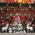 thumbnail image 2 of Pegatinas navideñas Ventana Copo de nieve Papá Noel Árbol de Navidad Alce Pegatinas de bola de caída, 2 of 5
