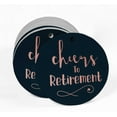 thumbnail image 2 of Inkdotpot Real Rose Gold Foil Cheers To Retirement Tags Favor Hang Paper Tags 50 Pieces, 2 of 6