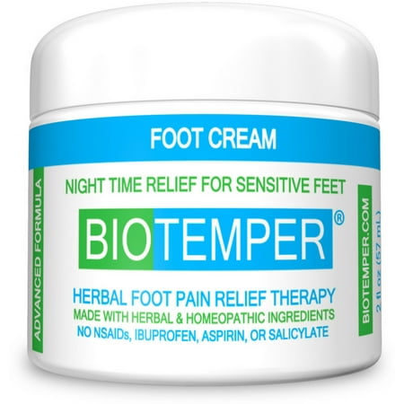 Foot Cream Jar, Night Time Relief for Sensitive Feet Herbal Therapy 2