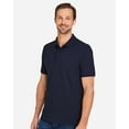 thumbnail image 2 of Harriton M205 Men's Valiant Cotton Snag Protect Polo-Dark Navy-XL, 2 of 6
