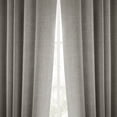 thumbnail image 2 of HPD Half Price Drapes Taupe Grey Italian Faux Linen Room Darkening Curtains with Rod Pocket - 1 Panel - Window Curtains for Living Room & Curtains for Bedroom, 50W X 96L, 2 of 11