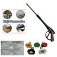 thumbnail image 2 of ECUTEE 4000PSI High Pressure Washer Gun For Car Wash with 5 Nozzles + 26ft Garden Hose, 2 of 12