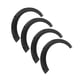 thumbnail image 2 of Ceja de Rueda ANGGREK Negro Mate Ensanchado 4 Piezas Labios de Ajuste de Rueda Universales Flexibles, 2 of 8