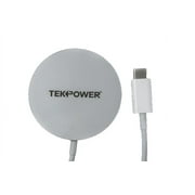 TekPower TP100 15W Magnetic Wireless Quick Charger with USB converter