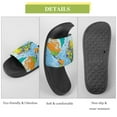 thumbnail image 7 of GZHJMY Stylish Slides for Women Men, Cartoon World Map Soft Flexible Slip-on Sandals Slippers, 7 of 7