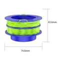 thumbnail image 2 of Bgsha Replacement 20ft Spool 0.08in Spooled Trimmer Line for 124-03 String Trimmer, 2 of 6