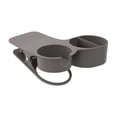 thumbnail image 2 of Leeye Large Clip On Cup Holder, Extra Wide Beverage Holder with Clamp, Heavy Duty Drink Holder for Desk Beach Chair Patio, Fits Large Tumblers Mugs Bottles, Grey, 2 of 5