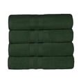 thumbnail image 2 of Superior Ultra Soft Cotton Solid 4-Piece Bath Towel Sets, Forest Green, 2 of 8