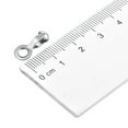 thumbnail image 5 of Uxcell Ball Chain Connector, 3mm 3.2mm Pull Loop Crimp Link Stainless Steel Connection, Pack of 50, 5 of 7