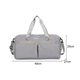 thumbnail image 3 of Bolsa De Ejercicios Oxford Fitness Bag Bolsas de gimnasio portátiles de gran capacidad para hombres y mujeres (gris claro) Tmvgtek Para Estrenar, 3 of 6