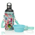 thumbnail image 1 of Made Easy Kit Water Bottle Carrier with Pocket for Dog Poop Waste Bags and Adjustable Padded Shoulder Strap, 1 of 10