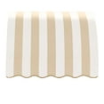 thumbnail image 2 of Awntech 3.38 Ft Savannah Waterfall Closed-Sides Awning Canopy (40.5in x 31in x 24in), Linen/White Stripe, 2 of 2