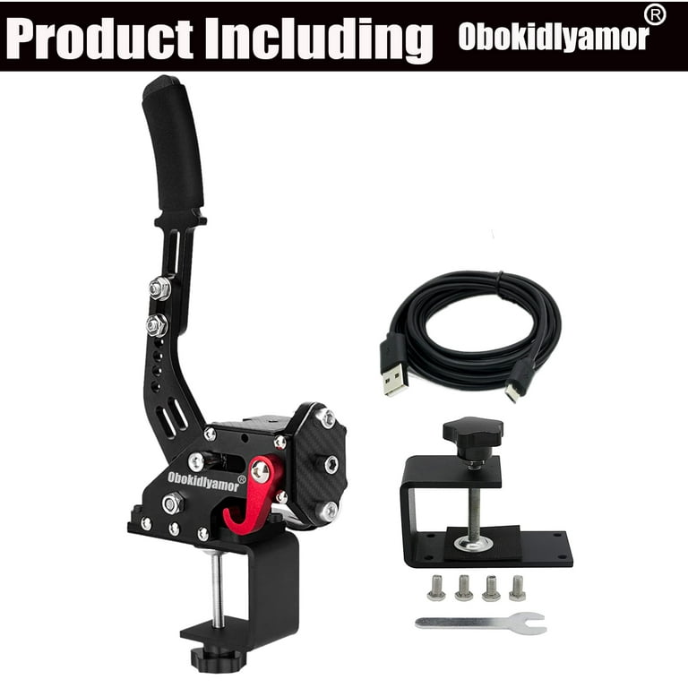 Obokidlyamor Upgrade 2-IN-1 USB Handbrake Support G920 Compatible With XBOX  ONE + PC For Simracing Game Sim Rig With Clamp 