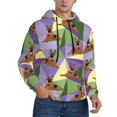 thumbnail image 2 of Sikiie German Shepherd Dog Men's Hoodie, Essentials Hoodie, Sweatshirt, Pullover Hooded Sweatshirt for Men-XX-Large, 2 of 7