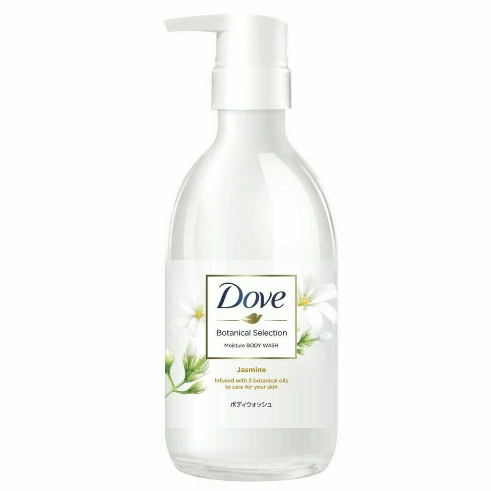 Dove Body Wash Botanical Selection Jasmine Pump 500g (Japanese Version)