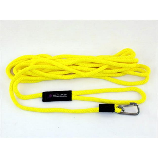 Soft Lines PSW10620YELLOW Floating Dog Swim Snap Leashes 0.37 In. Diameter By 20 Ft. - Yellow