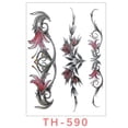 thumbnail image 5 of 8 Hojas Tatuajes Pegatinas Impermeable Temporal Divertido Tatuaje Cintura Tatuaje Cubierta Cicatriz Tatuaje Femenino Impermeable Mujer Vientre Tatuaje para Mujeres y Niñas, 5 of 5