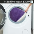 thumbnail image 5 of Yafa Home Fashion 1 Piece Solid Microfiber Soft Bathroom Rug , Non-Slip TPR Backing, 5 of 5