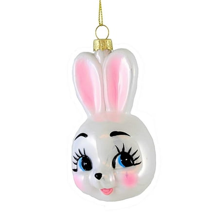 Cody Foster Cute Bunny - One Ornament 4 Inch, Glass - Rabbit Spring Go8786