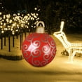 thumbnail image 4 of Outdoor Christmas Inflatable Decoration Ball 45 cm PVC Holiday Yard Decor for Trees, Walls, or Ground, 4 of 9