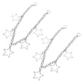 thumbnail image 3 of Miangastore Silver Shoe Chain Zinc Alloy 2Set 11.3x1.3x0.1In, 3 of 9