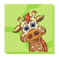 thumbnail image 3 of Kid Kusion 7500 Giraffe Zoo Baby Canvas Art, Blue, 3 of 3