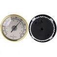 thumbnail image 4 of Mosiee Vintage Brass Thermometer Multifunctional 7.2Cm Round Durable Gold Hygrometer Humidity Meter Household Thermometers, 4 of 6
