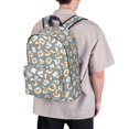 thumbnail image 5 of Goofa White Popcorn Printed Backpack,Laptop Backpack,Durable Anti-Theft Travel Work Backpack,Water-resistant Backpack, 5 of 9