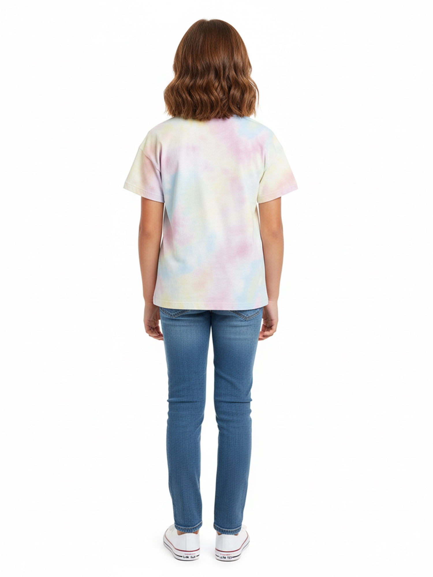 SpongeBob SquarePants Girls Pirate Sponge Graphic Tee with Short Sleeves, Sizes 4-16