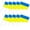 party decorations, variant on 10 Pack Ukraine Hand Held Flags Ukrainian National Flags On Sticks 14X21Cm Fade Resistant For Festivals Parades Decoration Party Supplies
