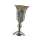 thumbnail image 4 of Jarrón de flores para boda, candelabro, centro de mesa, decoración, maceta de metal, soporte para flores, candelabro para mesa de cumpleaños, hogar Plata M 12cmx27cm, 4 of 8