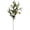 Green, variant on Green Plastic Artificial Olive Branch - Faux Leaf Garland for Home Indoor Vase Arrangement, Centerpiece & Farmhouse Decor (1 Stem)