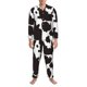 thumbnail image 3 of Balery Cow Skin 2 Pijama para Hombre de Dos Piezas con Manga Larga, Conjunto de Dormir y Descanso Suave con Bolsillos-XX-Large, 3 of 7