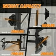 thumbnail image 2 of CazToi 900 LBS Strength Adjustable Weight Bench Set for Home with Lat-Pull Down System, Barbell Rack, Preacher Curl Pad, 2 of 7
