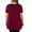 Red, variant on Towmus Women's Plus Size Tops Short Sleeve Flowy Blouses Casual Shirts Tunic Tops