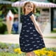 thumbnail image 5 of Fotbe Cute Shark Vestido de Dormir para Niñas de 3 a 10 Años, Mangas Cortas, Estilo Princesa, Pijama Camisón con Mangas Voladas-X-Large, 5 of 6