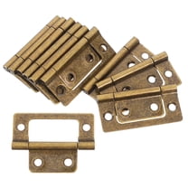 UPOUART 10pcs Cabinet Door Hinges: Flat Hidden Hinges For Kitchen Cabinets Furniture Doors Wardrobe Diy Home Improvement Hardware