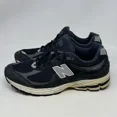 thumbnail image 2 of New Balance 2002R Raincloud Sneakers Mens 9.5 Eclipse Navy Blue Suede Shoes, 2 of 5