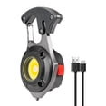 thumbnail image 1 of Multifunción COB LED Linterna Camping Destornillador Llavero Lámpara Negro, 1 of 2