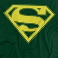 thumbnail image 2 of Superman T-Shirt Yellow Green Shield Unisex Graphic Tee For Men & Women, 2 of 7