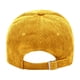 thumbnail image 5 of Gorra de béisbol unisex de pana - Textura suave, visera, correa ajustable - Informal/para actividades al aire libre, 5 of 8