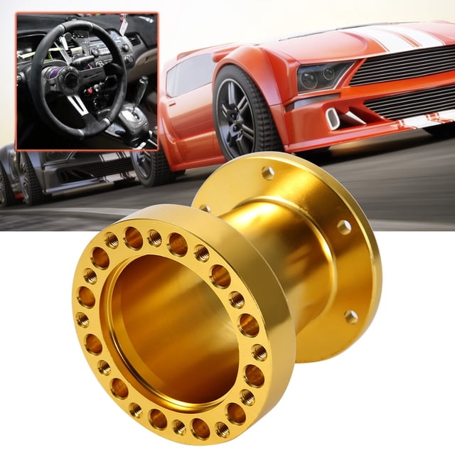 Espaciador Adaptador, Premium 2 Colores Cubo Universal Para Volante De Automóvil De 3 Pulgadas Espaciador De Aluminio Kit De Adaptador De Cubo Para Volante Adaptador De Cubo De