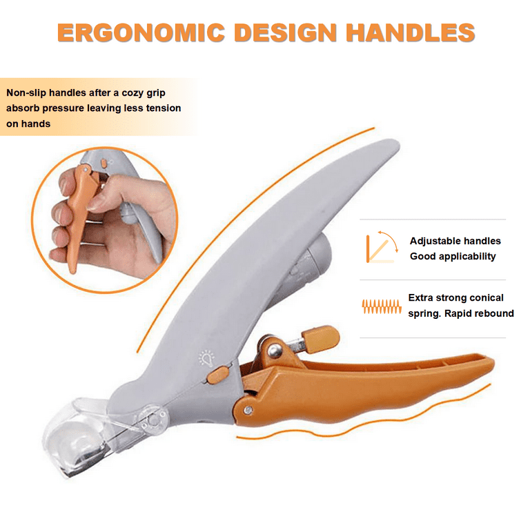 Dog Nail Clippers and Trimmer with Safty Guard LED Lights 5X Magnifier Avoid Over cutting Dog Nail Trimmer for Small Medium