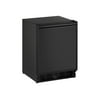 U-Line Combo U-CO29FB-00A - Refrigerator - niche - width: 21.1 in - depth: 24 in - height: 28.6 in - 2.1 cu. ft - solid black