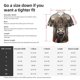 thumbnail image 5 of Balery Butterfly Cow With Flowers Camisas hawaianas de manga corta para hombre, camisas playeras de corte holgado, camisas de vacaciones con botones,Large, 5 of 7