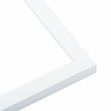 28x20 Frame White Solid Wood Picture Frame Includes UV Acrylic Shatter ...